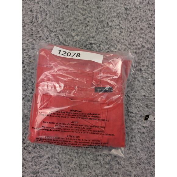 Sanctuary Jeans Women 24 Salmon Cropped Slim Denim Stretch Low Rise Normcore - Picture 10 of 10